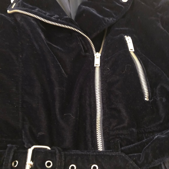 Motorcycle style cropped jacket - Picture 4 of 7